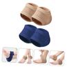 FOMIYES 4pairs Supple Half Feet Socks for Cracked Heel Protection Elastic Toeless Moisturizing Heel Sleeves view 4
