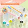 110 Pcs Disposable Mascara Brushes Diamond Eyelash Spoolies Makeup Brush Mascara Wand in Sanitary Tube Lash Supplies view 2