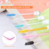 110 Pcs Disposable Mascara Brushes Diamond Eyelash Spoolies Makeup Brush Mascara Wand in Sanitary Tube Lash Supplies view 3