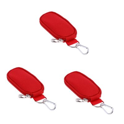 FOMIYES 3pcs 2ml Essential Oil Bottle Carrying Case Key Oil Bag Travel Size Perfume Holder Portable Handle Bag