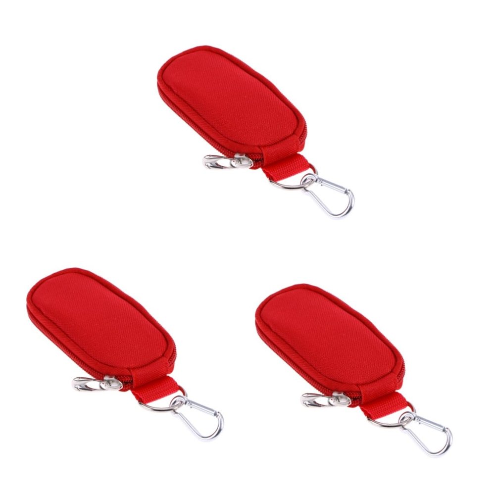FOMIYES 3pcs 2ml Essential Oil Bottle Carrying Case Key Oil Bag Travel Size Perfume Holder Portable Handle Bag