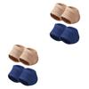 FRCOLOR 4pairs Elastic Gel Heel Socks Moisturizing Pads Cracked Heel Repair Covers for High view 1