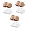 FRCOLOR 6pairs Comfortable Gel Heel Socks Breathable Heel Protectors for Feet Moisturizing Socks view 1