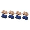FOMIYES 8pairs Half Feet Socks Moisturizing Socks Gel Heel Grips Elastic Toeless for Women view 1