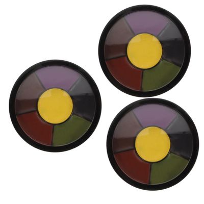 FOMIYES 3pcs Body Art Makeup Pigment for Halloween Festival Color Effect Face Paint for Parties Safe Fast-drying Halloween Makeup for Zombie Looks Creative Costumes
