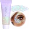 Body Glitter Gel, Face Glitters Body Gel Sequins Shimmer Liquid Eyeshadow, Chunky Glitter for Face Hair Nails, Holographic Cosmetic Laser Powder Festival Glitter Makeup 50ml (Crystal Color) view 1