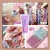Body Glitter Body Glitter Gel Face Glitter Glitter Face Paint Chunky Glitter for Face Hair Nails, Halloween Makeup Festival Glitter Makeup 50ml view 3