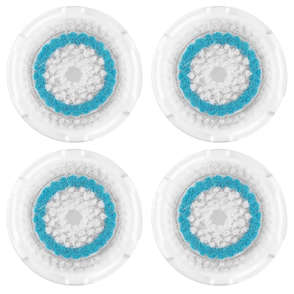 Evetree Deep Pore Face Cleansing Brush Head Replacements Compatible with Clarisonic Mia 1, Mia 2, Alpha Fit