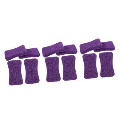 FRCOLOR 12pcs Foot Care Tools Double-Sided Foot Exfoliator Scraper for Dead Skin Removal Professional Pumice for Home Salon Use Random Colors