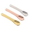 FUNOMOCYA 3pcs Reusable Mini Makeup Spatulas Skin Care Cosmetic Spoons for Creams Lotions Masks Easy Application Clean for Women and Girls view 1