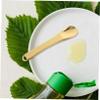 FUNOMOCYA 3pcs Reusable Mini Makeup Spatulas Skin Care Cosmetic Spoons for Creams Lotions Masks Easy Application Clean for Women and Girls view 4