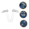 Beaupretty 8pcs Rhinestone U-shaped Hair Elegant Design Hair Forks for Women Bridal Headdress for Weddings and Formal Occasions view 2