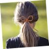 Beaupretty 3pcs Braid Hairbands for Women Girls Leather Ponytail Holders Black Light Dark Hair Accessories for Birthday Parties Everyday Use view 4