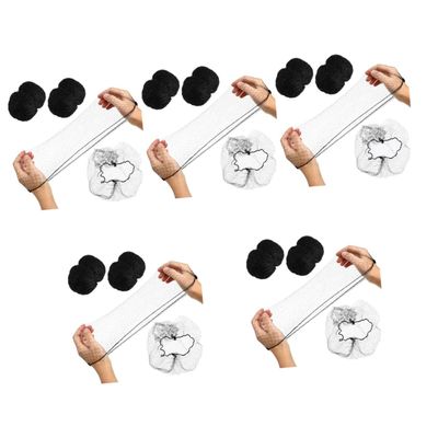FOMIYES 500 pcs hair styling bun maker Elastic Mesh hair net hair net wrap Hair Nets Invisible Elastic Edge Mesh hairnets for cooking ballet snapped mesh wig net slicer Profession