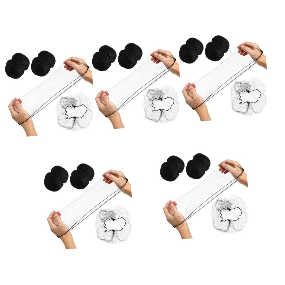 FOMIYES 500 pcs hair styling bun maker Elastic Mesh hair net hair net wrap Hair Nets Invisible Elastic Edge Mesh hairnets for cooking ballet snapped mesh wig net slicer Profession