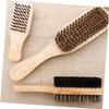 FOMIYES Double-sided Portable Beard Brush for Men Medium Boar Bristle Grooming Tool Handle for Styling and Maintaining Facial Hair view 4