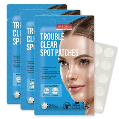Purederm Hydrocolloid Acne Patches for Face, Blemishes & Zits, 66 Count