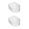 2pcs Manicure Hand Soak Bowl Nail Spa Bowls Gel Nail Soak Off Bowl Hand Wash Soaker Tray Cosmetic Acrylic Polish view 1
