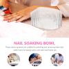2pcs Manicure Hand Soak Bowl Nail Spa Bowls Gel Nail Soak Off Bowl Hand Wash Soaker Tray Cosmetic Acrylic Polish view 2