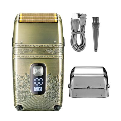 Head Shavers for Bald Men, Electric Shaver Professional Shaver Metal Beard Trimmer Titanium Blade Triple Foil Shaver for Bald Head LED Display