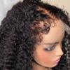 4C Kinky Edges Baby Hair Lace Wigs 180% Real SKINLIKE HD 5X5 Lace Closure Wig Remy Kinky Curly Human Hair Wigs for Women Afro Curly Edges Wig 0.1mm Ultrathin Swiss Invisible HD Human Wigs view 2