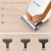 BLIBEE Bikini Trimmer & Hair Clippers for Women - Waterproof Electric Razor and 4 in 1 Bikini Shaver Set, Deluxe Hair Trimmer, Wet/Dry Body Shaver for Nose Eyebrows Beard Pubic Hair, White view 4