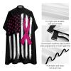 Awareness Ribbon Breast Cancer Adult Hair Cutting Apron Print Barber Cape Hairdresser Styling Cape Hair Stylist Gown view 4