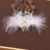 TEMKIN Fairy Feather Suit Ancient Style Tassel Hair Accessories Ancient Feather Hairpin Ancient Costume Jewelry view 3