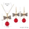 Pearl Set Necklace Earrings Gold Plated Jewelry Set view 2