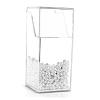 Makeup Brush Holder, Makeup Brush Organizer with White Pearls and Lid, Dustproof Acrylic Large Capacity Heavy Duty Artificial Pearls Cosmetic Brush Organizer for Vanity Desktop Bathroom Countertop view 1