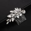Teyglen Hair Comb, Silver Rhinestone Wedding Hair Piece, Crystal Bridal Hair Comb, Sparkly Rhinestone Headpiece, Hair Accessories for Women and Girls view 1