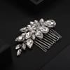 Teyglen Hair Comb, Silver Rhinestone Wedding Hair Piece, Crystal Bridal Hair Comb, Sparkly Rhinestone Headpiece, Hair Accessories for Women and Girls view 3