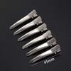 10pcs Mini Single Prong Hair Clips with Teeth, Alligator Hairpin Jewelry Making Base DIY Hair Clips, Salon and Home Hair Cutting Clips(45mm) view 2