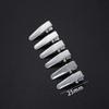 10pcs Mini Single Prong Hair Clips with Teeth, Alligator Hairpin Jewelry Making Base DIY Hair Clips, Salon and Home Hair Cutting Clips(25mm) view 2