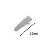 10pcs Mini Single Prong Hair Clips with Teeth, Alligator Hairpin Jewelry Making Base DIY Hair Clips, Salon and Home Hair Cutting Clips(25mm) view 3