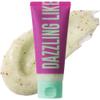 [Dear Doer] Dazzling Body Scrub in Tube - Radiant & Gentle Exfoliator with Grapeseeds & Plant-Derived Cellulose to Remove Dead Skin Cells with Vitamin C, Fresh Floral Scent, Vegan, 3.38 fl oz (100 ml) view 1
