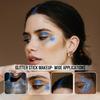 Brzeaf Waterproof Blue Glitter Stick, Body Glitter, Singer Concerts Music Festival Rave Accessories Safe Ingredients & Long Lasting, Hair Eyeshadow Face Glitter Stick, view 3