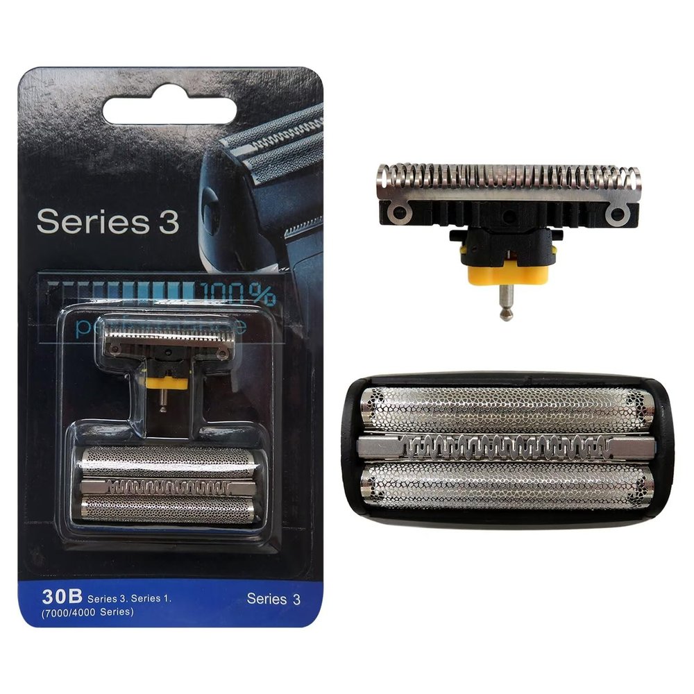2023 New Version 30B Shaver foil &Cutter Head Shearing Blade w/Sealed Packaging for Br aun 3 Series 7540, 7546, 7650, 7640, 7790, 7497, 5492,7515, 7520, 7526, 7630, 7640, 7650