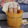 ENWIND Foot Bath Spa Foot Tub,Pedicure Basin High 34CM Thick Solid Wood Foot Massage Water Saving Foot Bath Barrel,Beauty,Reduce Fatigue and Improve Sleep Foot Bowl view 4