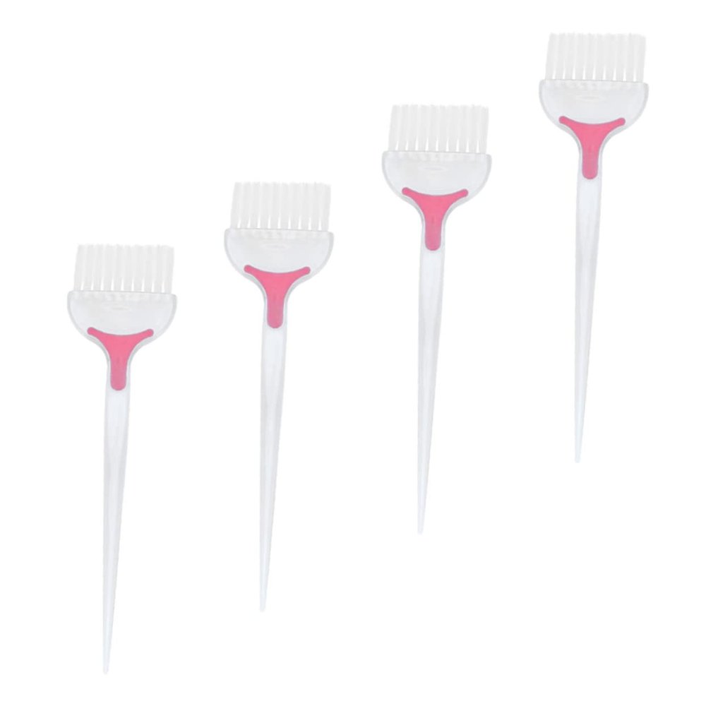 MERRYHAPY 4pcs Hair Dye Brush Comb Barber Dye Brush Coloring Dye Applicator Home Dyeing Accessories Hair Dye Applicator Hair Dye Kit Balayage Brush Tint Abs Comb Brush White Modeling