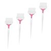 MERRYHAPY 4pcs Hair Dye Brush Comb Barber Dye Brush Coloring Dye Applicator Home Dyeing Accessories Hair Dye Applicator Hair Dye Kit Balayage Brush Tint Abs Comb Brush White Modeling view 1
