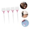 MERRYHAPY 4pcs Hair Dye Brush Comb Barber Dye Brush Coloring Dye Applicator Home Dyeing Accessories Hair Dye Applicator Hair Dye Kit Balayage Brush Tint Abs Comb Brush White Modeling view 2