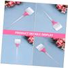 MERRYHAPY 4pcs Hair Dye Brush Comb Barber Dye Brush Coloring Dye Applicator Home Dyeing Accessories Hair Dye Applicator Hair Dye Kit Balayage Brush Tint Abs Comb Brush White Modeling view 3
