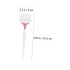 MERRYHAPY 4pcs Hair Dye Brush Comb Barber Dye Brush Coloring Dye Applicator Home Dyeing Accessories Hair Dye Applicator Hair Dye Kit Balayage Brush Tint Abs Comb Brush White Modeling view 4