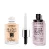 Catrice | HD Foundation 02 & Prime & Fine Dewy Glow Spray Bundle | Full Coverage Makeup | Vegan & Cruelty Free view 1