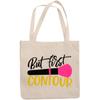 12oz Canvas Tote Bag - But First Contour - Beauty Themed Merch for Makeup Artist or Cosmetologist, Gift for Makeup Lovers & Beauticians view 1