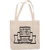 12oz Canvas Tote Bag - But First Contour, Makeup Lover's Priority Quote - Beauty Themed Merch for Makeup Artist or Cosmetologist, Gift for Makeup Lovers & Beauticians view 1