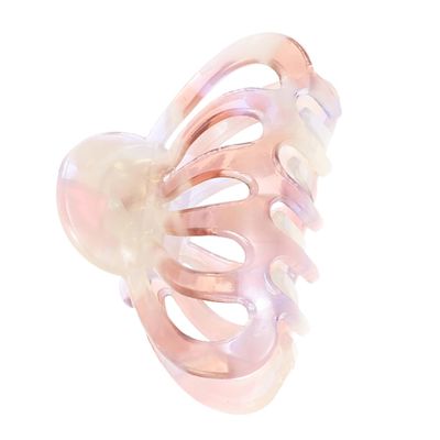 Beatifufu Bohemian Hair Claw Clip Acetate Hair Jaw Clip for Women Non-slip Hair Accessories for All Hair Types for Parties Weddings and Daily Wear