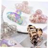 Beatifufu Bohemian Hair Claw Clip Acetate Hair Jaw Clip for Women Non-slip Hair Accessories for All Hair Types for Parties Weddings and Daily Wear view 3