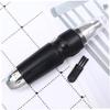 FRCOLOR Electric Nose Hair Trimmer Eyebrow Shaping Device Safe Facial Hair Removal Tool for Men and Women Painless Rotary System Sleek Black Design No Batteries Required view 2